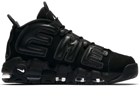 nike air uptempo supreme black|Nike Uptempo black from stockx.